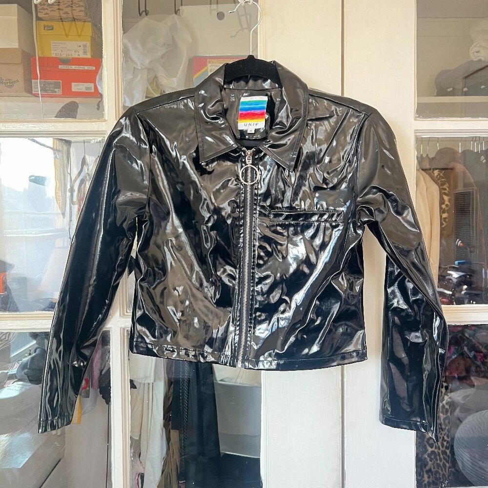 UNIF GIA VINYL JACKET (XS)